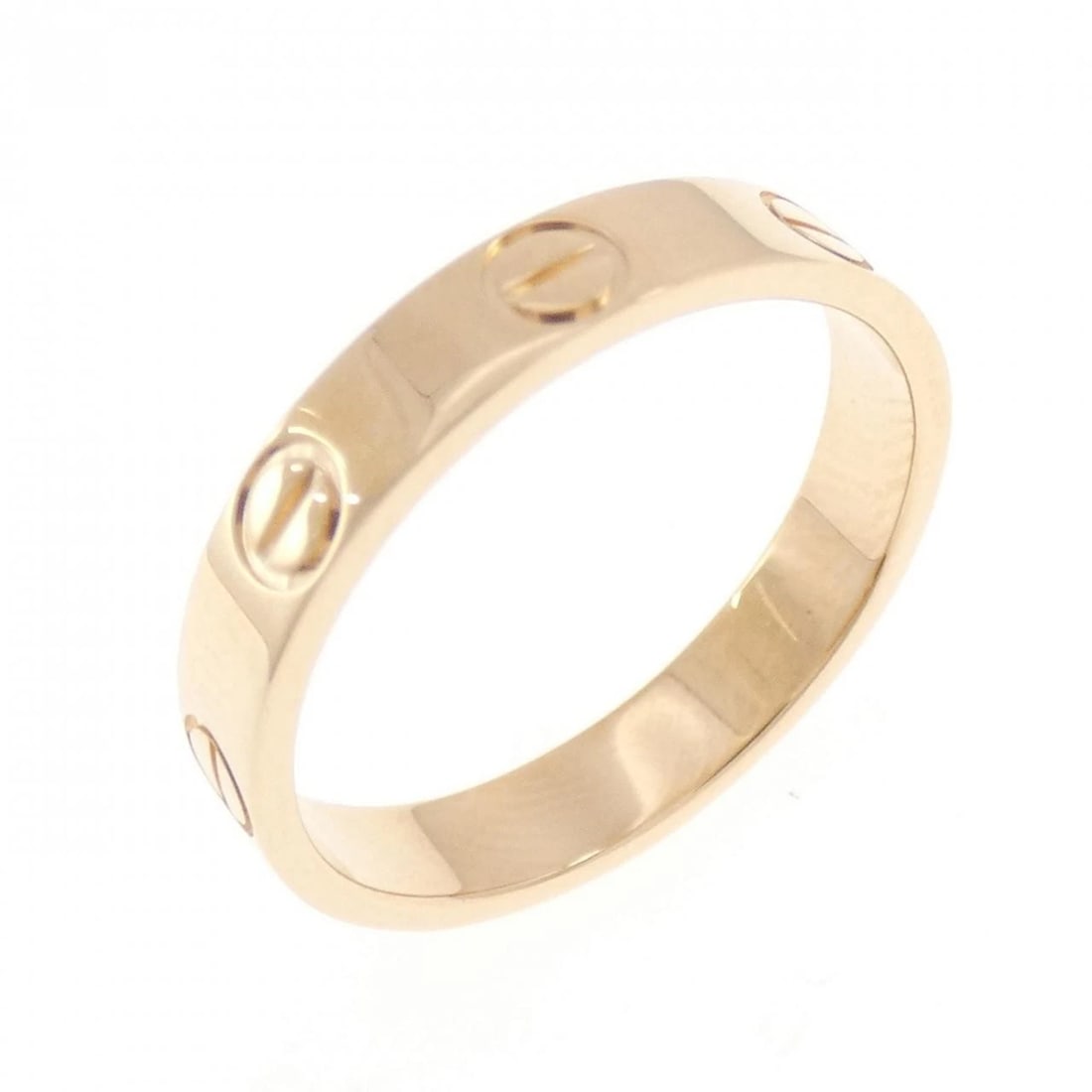 CARTIER MINI LOVE RING: Cartier Mini Love Ring Brand: CARTIER Type/Style: Cartier Ring Material: 750 yellow gold, Color: Yellow Gold Size: US5 3/4(51) Accessories: None Accessories Notice: When purchasing pre-owned goods,
