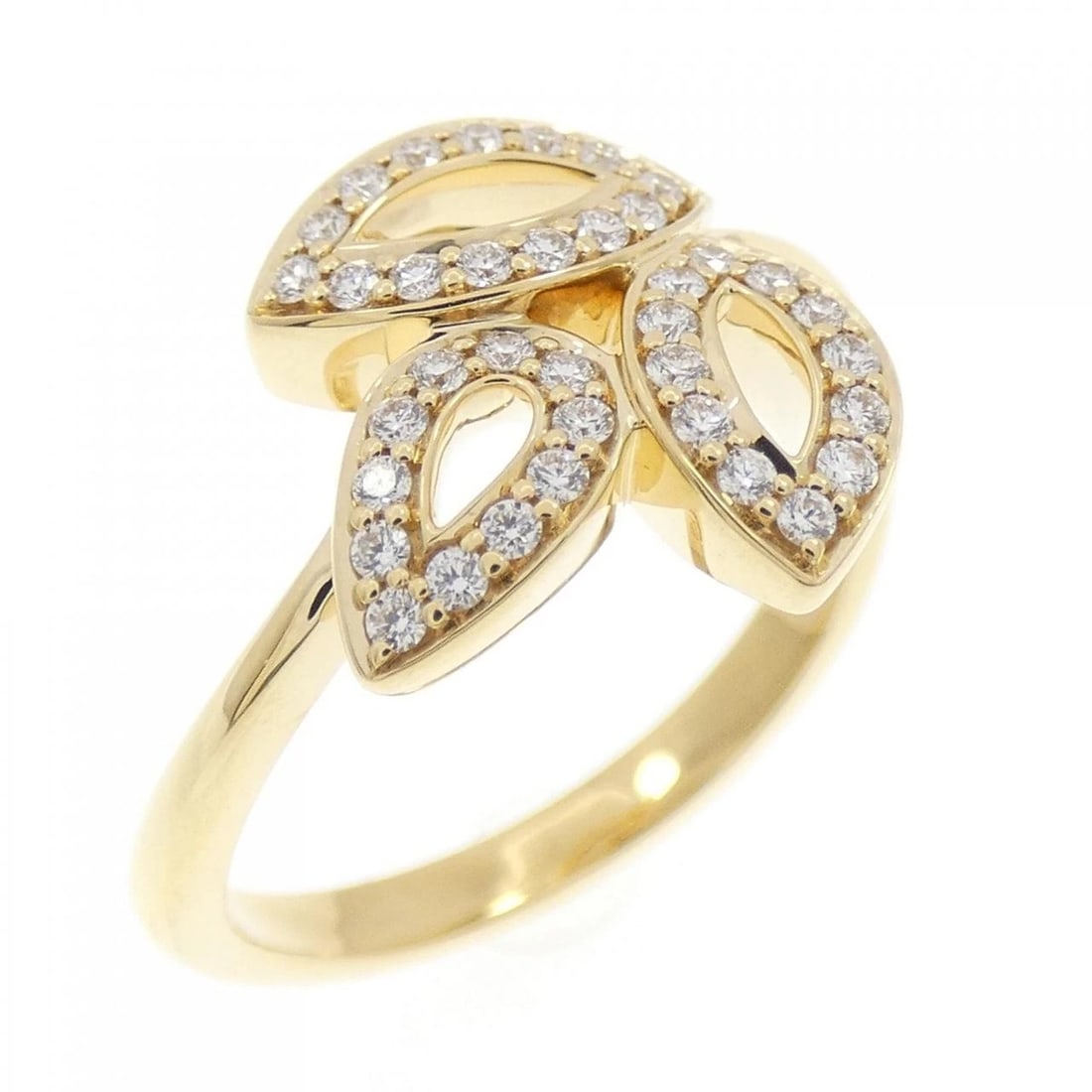 HARRY WINSTON LILY CLUSTER MINI RING: Harry Winston Lily Cluster Mini Ring Brand: HARRY WINSTON Type/Style: Harry Winston Ring Material: 750 yellow gold, Main Stone Natural Color: Yellow Gold Size: US5 3/4 Accessories: None Accessories