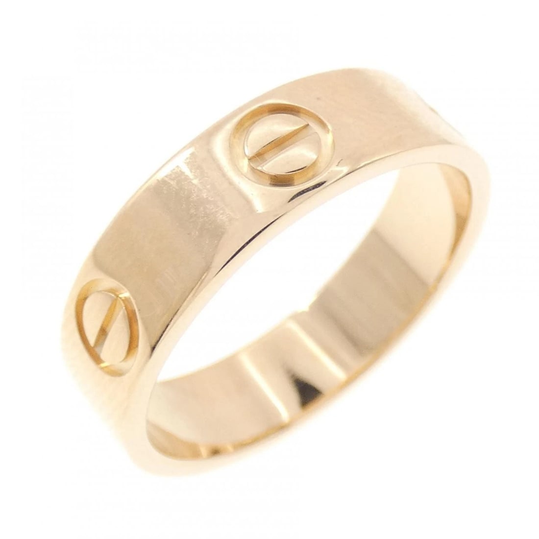 CARTIER LOVE RING: Cartier Love Ring Brand: CARTIER Type/Style: Cartier Ring Material: 750 Pink Gold, Color: Pink Gold Size: US7 3/4(56) Accessories: None Accessories Notice: When purchasing pre-owned goods, please