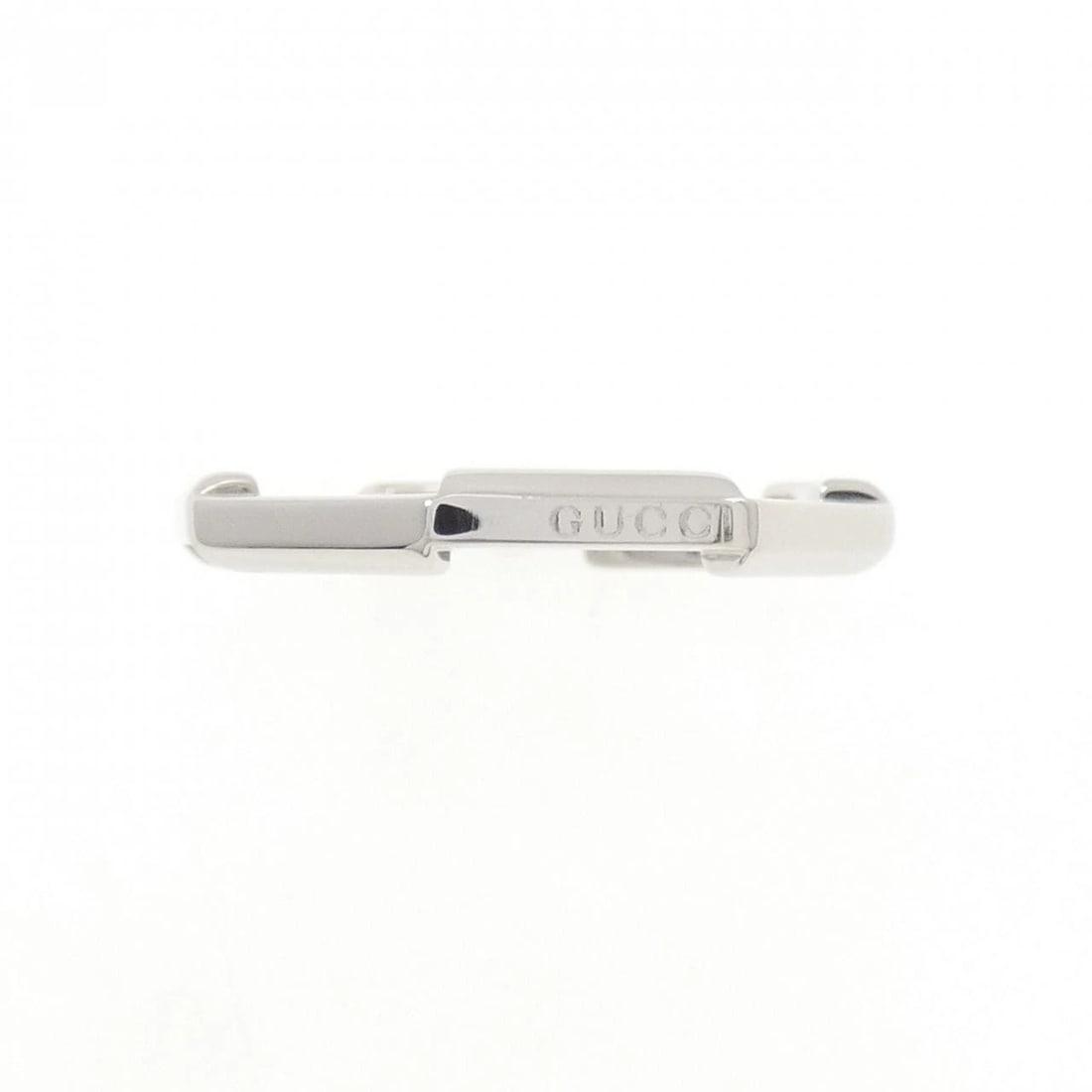 GUCCI LINK TO LOVE RING: Gucci Link to Love Ring Brand: GUCCI Type/Style: Gucci Ring Material: Platinum950, Color: Silver Size: US7 1/4(15) Accessories: None Accessories Notice: When purchasing pre-owned goods, please refer