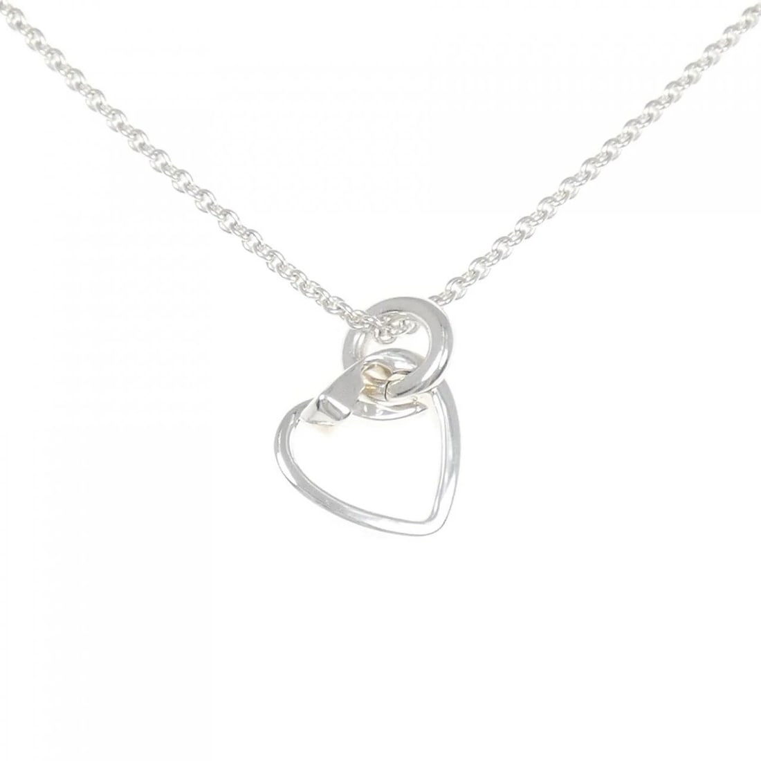 HERMES 925 NECKLACE: Hermes 925 Necklace Brand: HERMES Type/Style: Hermes Necklace Material: 925Silver, Color: Silver Size: length 40cm Actual Size Pendant length approx. x width approx.: 23.0mmx17.1mm Chain maximum width