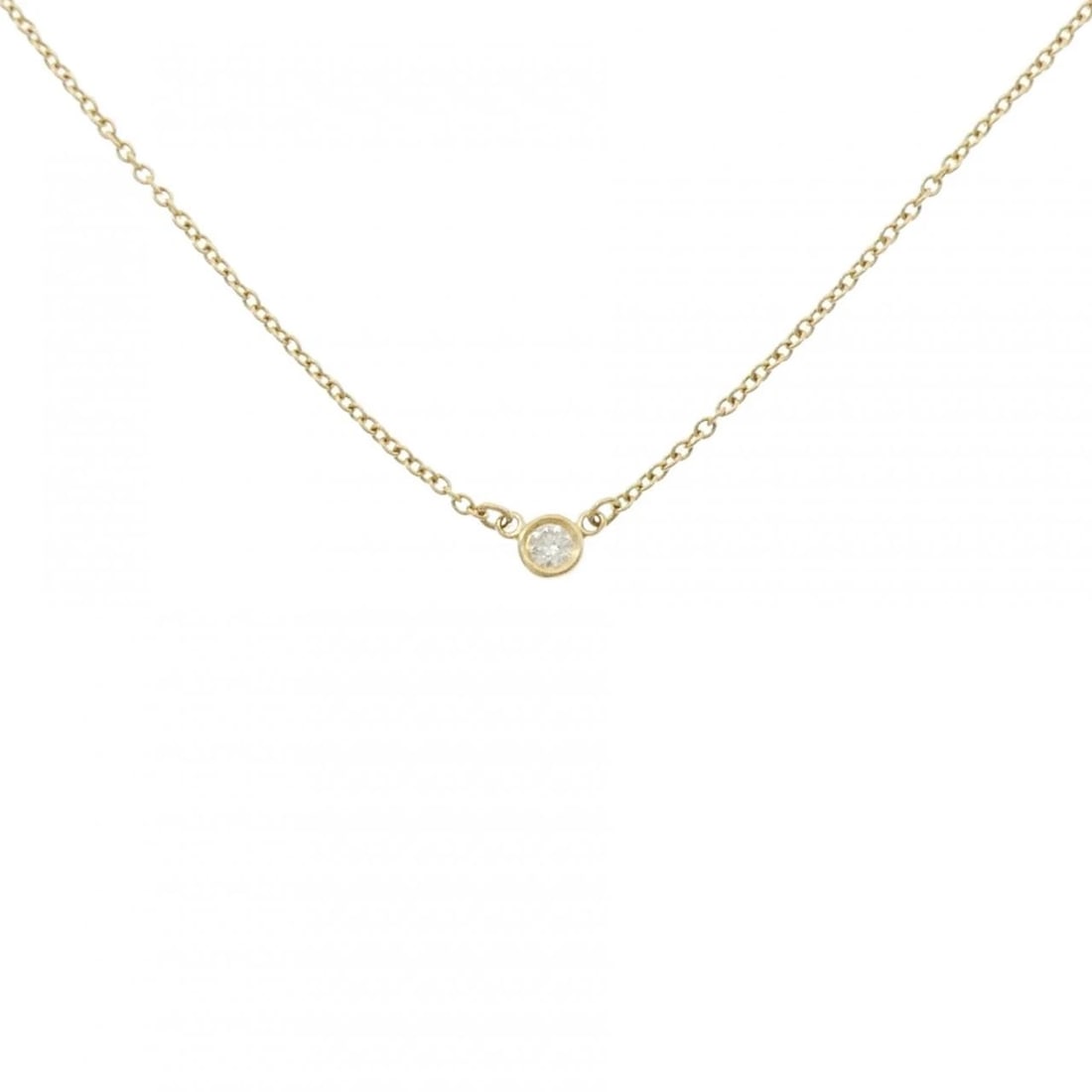 TIFFANY & CO. BY THE YARD NECKLACE: TIFFANY & Co. By the Yard Necklace Brand: TIFFANY&Co. Type/Style: TIFFANY&Co. Necklace Material: 750 yellow gold, Main Stone Natural Color: Yellow Gold Size: length41cmActual Size Diameteraround: