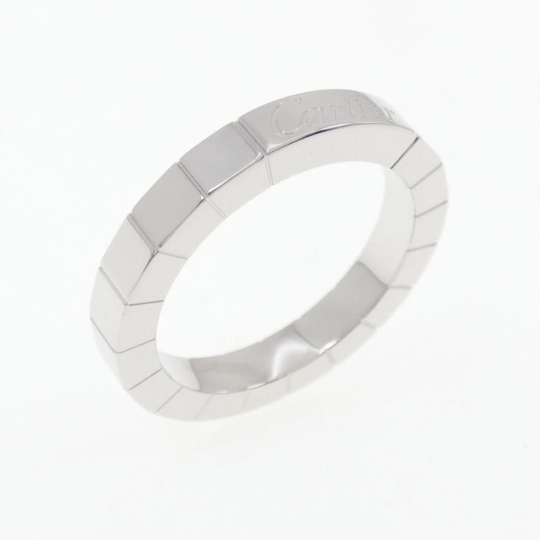 CARTIER LANIER RING: Cartier Lanier Ring Brand: CARTIER Type/Style: Cartier Ring Material: 750 white gold, Color: White Gold Size: US4(47) Accessories: None Accessories Notice: When purchasing pre-owned goods, please
