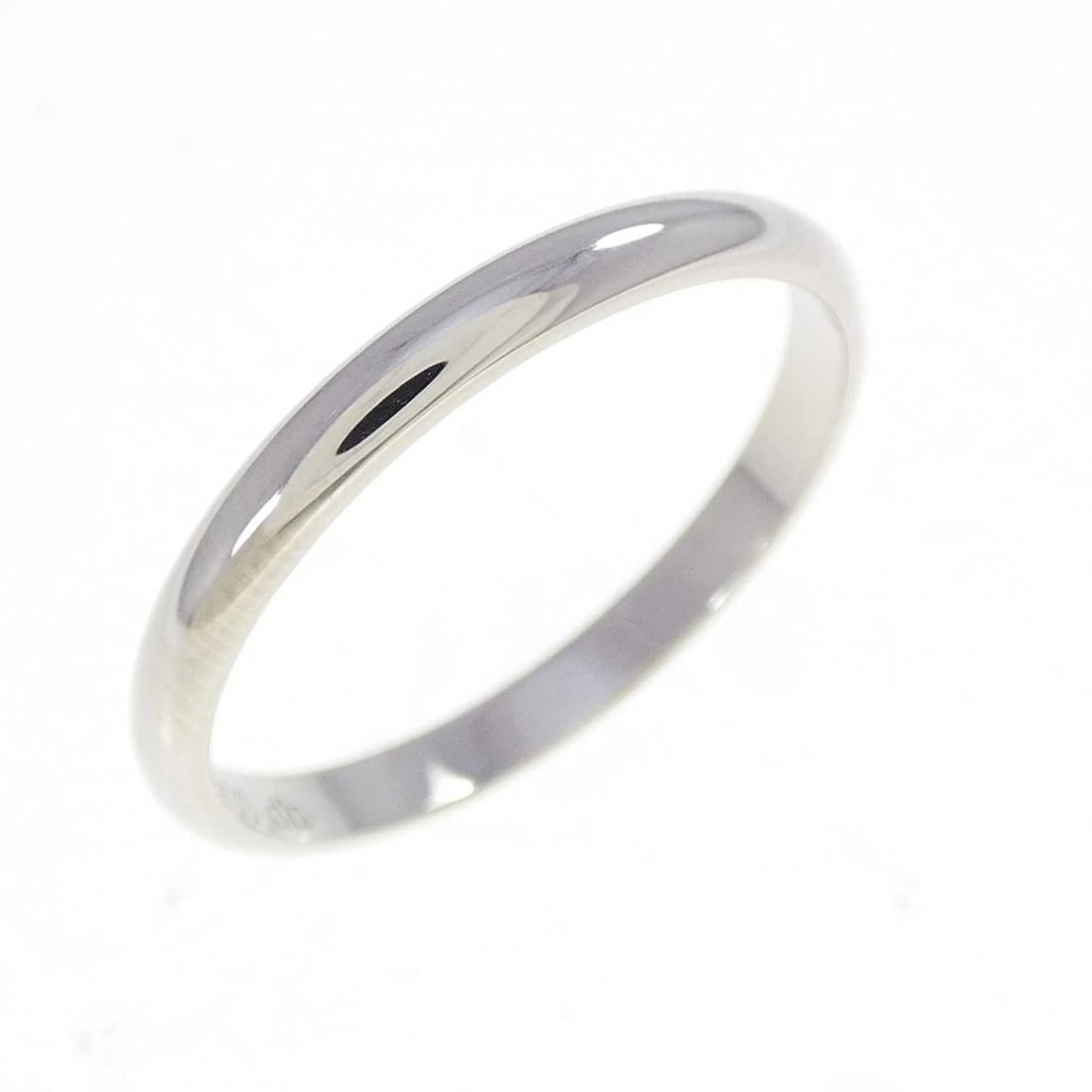 CARTIER WEDDING RING: Cartier Wedding Ring Brand: CARTIER Type/Style: Cartier Ring Material: Platinum950, Color: Silver Size: US8 3/4(59) Accessories: None Accessories Notice: When purchasing pre-owned goods, please refer