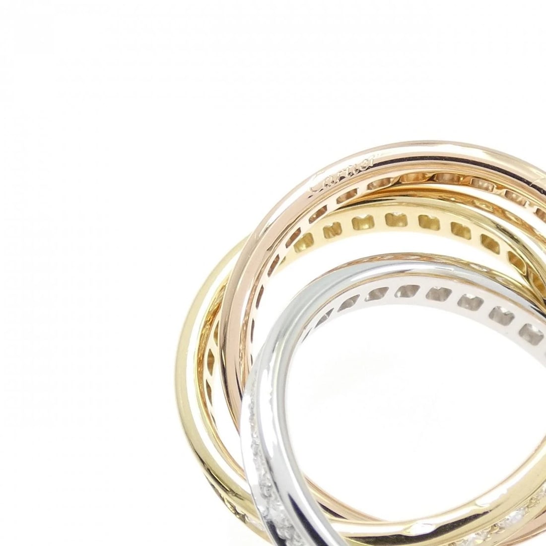 CARTIER THREE BANGLE RING - 4