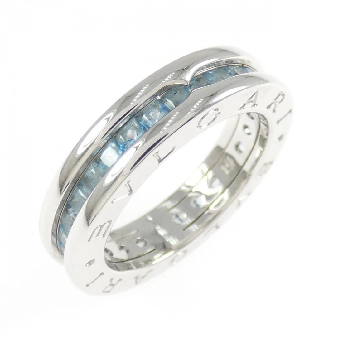 BVLGARI B.ZERO1 RING: Bvlgari B.zero1 Ring Brand: BVLGARI Type/Style: Bulgari Ring Material: 750 white gold, Color: white gold Size: US5 3/4(51) Accessories: None Accessories Notice: When purchasing pre-owned goods,