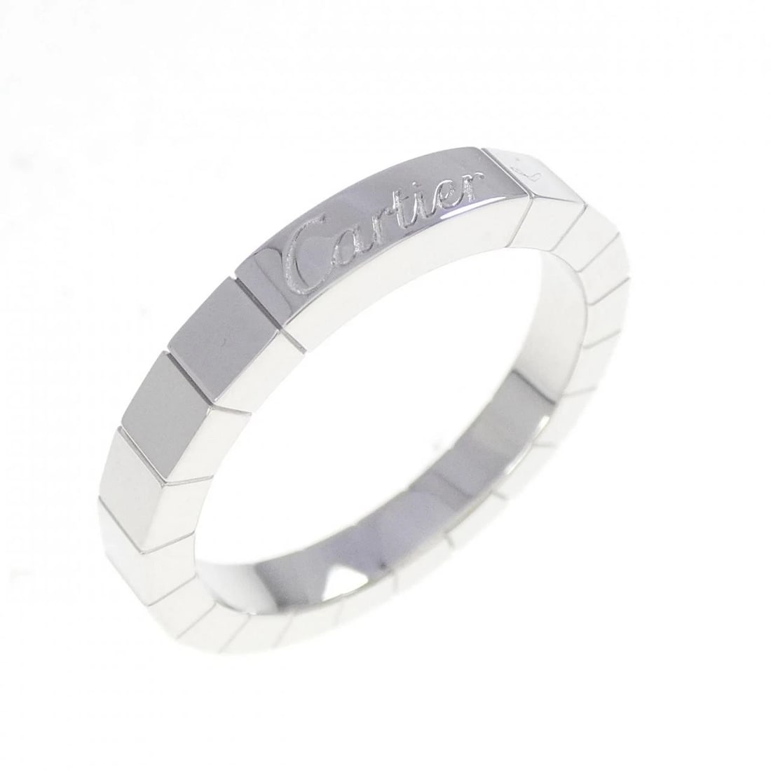 CARTIER LANIER RING: Cartier Lanier Ring Brand: CARTIER Type/Style: Cartier Ring Material: 750 white gold, Color: white gold Size: US6 1/2(53) Accessories: None Accessories Notice: When purchasing pre-owned goods, please