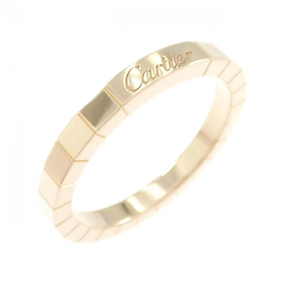 CARTIER LANIER RING: Cartier Lanier Ring Brand: CARTIER Type/Style: Cartier Ring Material: 750 Pink Gold, Color: Pink Gold Size: US10 3/4(64) Accessories: None Accessories Notice: When purchasing pre-owned goods, please