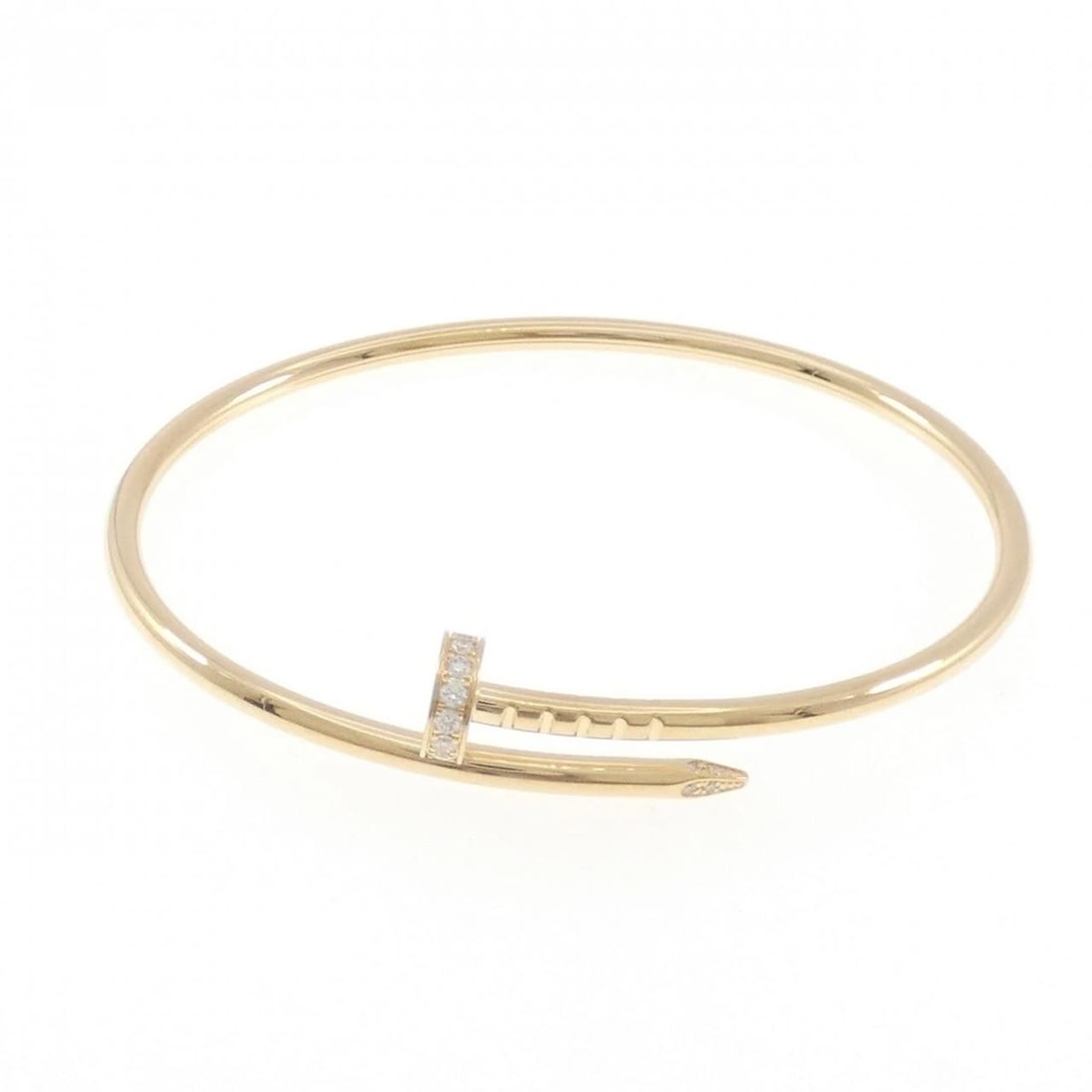 CARTIER JUSTE UN CLOU SMALL BRACELET: Cartier Juste un Clou Small Bracelet Brand: CARTIER Type/Style: Cartier Bracelets Material: 750 yellow gold, Main Stone Natural Color: yellow gold Size: 16cm Max width approx: 9.8mm Accessories: None