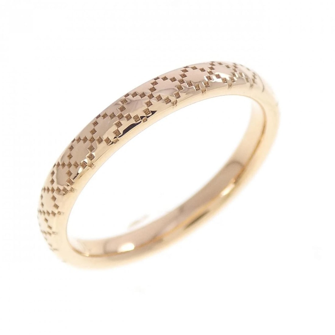 GUCCI DIAMANTISSIMA JAPAN-EXCLUSIVE RING: Gucci Diamantissima Japan-exclusive ring Brand: GUCCI Type/Style: Gucci Ring Material: 750 Pink Gold, Color: Pink Gold Size: US5 1/4(10) Accessories: None Accessories Notice: When purchasing