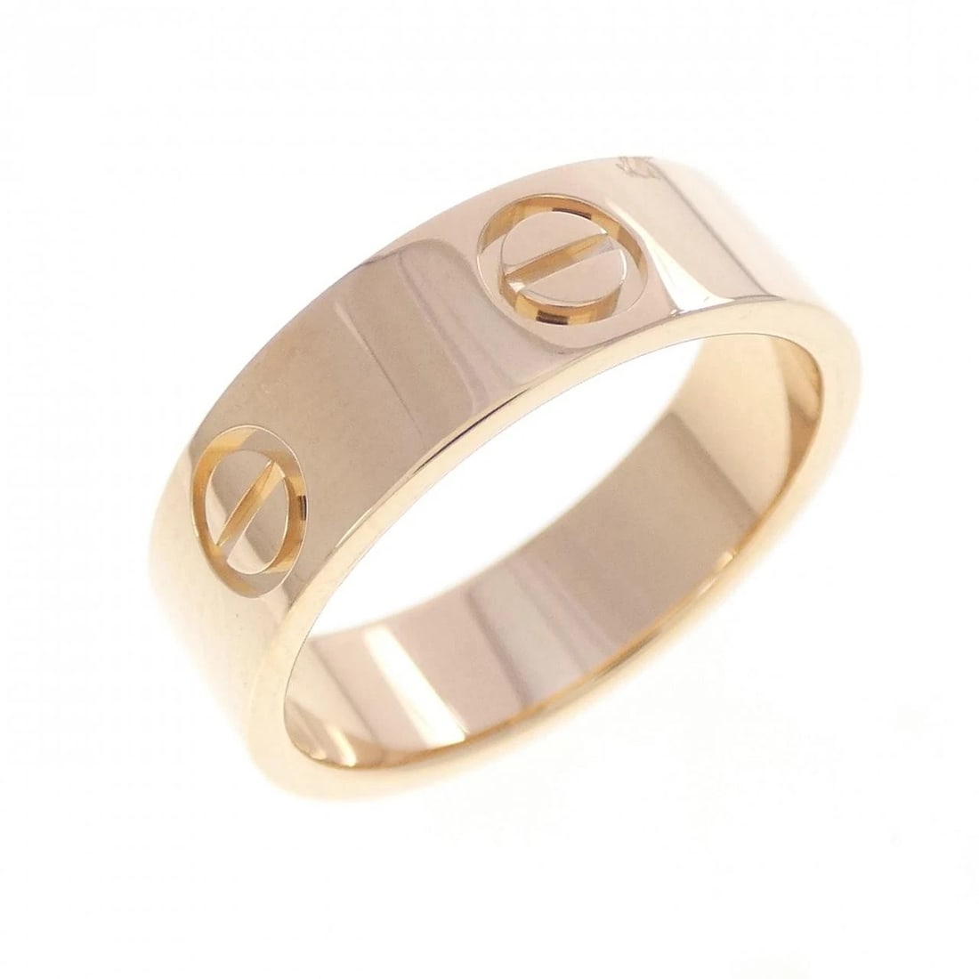 CARTIER LOVE RING: Cartier Love Ring Brand: CARTIER Type/Style: Cartier Ring Material: 750 Pink Gold, Color: Pink Gold Size: US6 1/4(52) Accessories: None Accessories Notice: When purchasing pre-owned goods, please