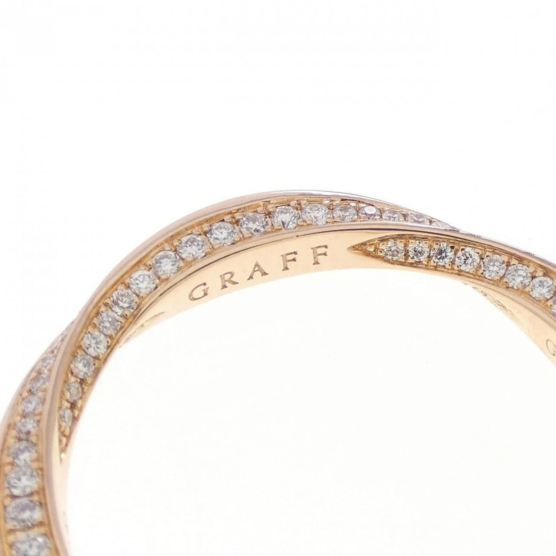 GRAPH SPIRAL PAVE RING - 2
