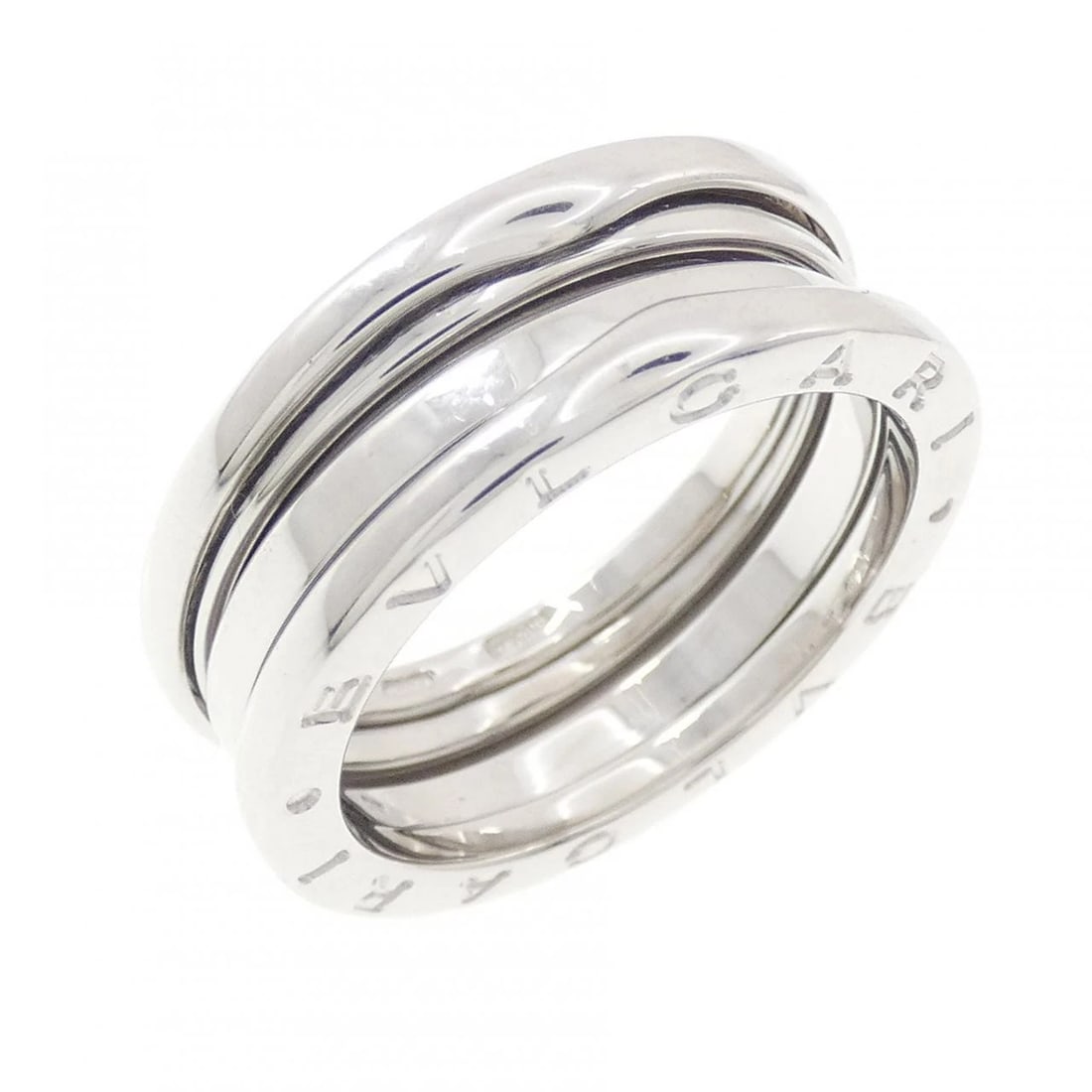BVLGARI B.ZERO1 3-BAND RING: Bvlgari B.zero1 3-Band Ring Brand: BVLGARI Type/Style: Bulgari Ring Material: 750 white gold, Color: white gold Size: US8 1/2(58) Accessories: None Accessories Notice: When purchasing pre-owned