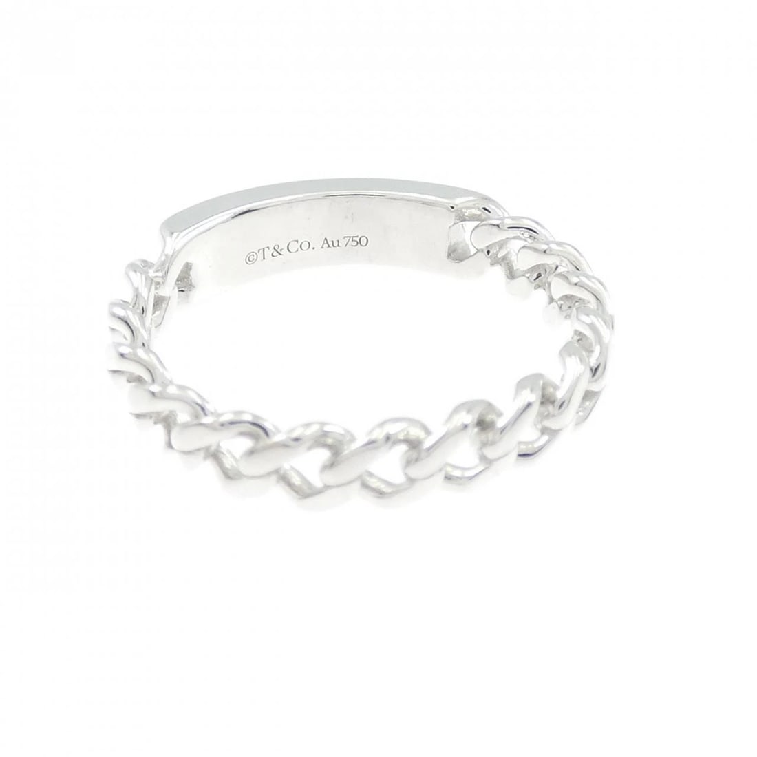TIFFANY & CO. HARDWARE MICRO LINK RING - 3