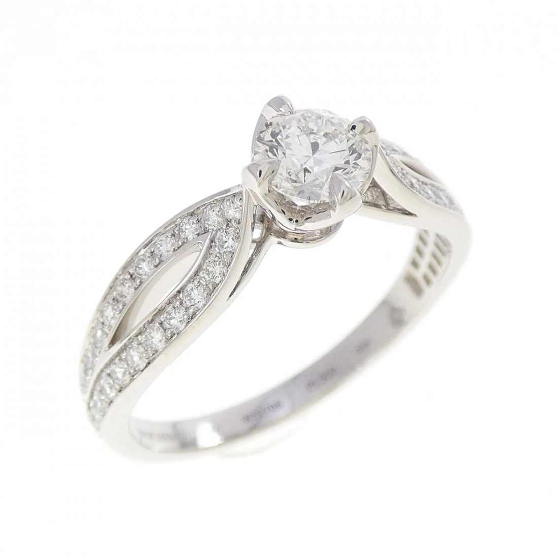 BOUCHERON PONT DE PARIS RING: Boucheron Pont de Paris Ring Brand: Boucheron Type/Style: Boucheron Ring Material: Platinum950, Main Stone Natural Color: Platinum Size: US7 1/4(55) Accessories: None Accessories Notice: When
