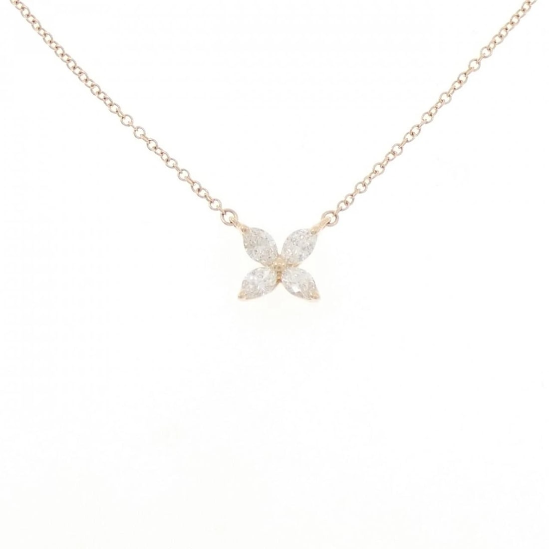 TIFFANY&CO. VICTORIA SMALL NECKLACE: TIFFANY&Co. Victoria Small Necklace Brand: TIFFANY&Co. Type/Style: TIFFANY&Co. Necklace Material: 750 Pink Gold, Main Stone Natural Color: Pink Gold Size: 42cm Pendant length approx. x width approx.: