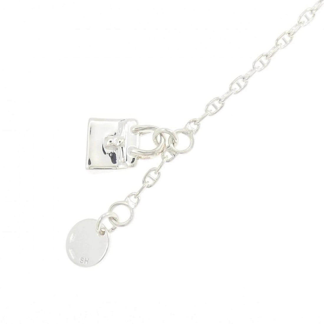 HERMES 925 BRACELET: Hermes 925 bracelet Brand: HERMES Type/Style: Hermes Bracelet Material: 925Silver, Color: Silver Size: 15?16.5cm Max width approx: 18.2mm Accessories: None Accessories Notice: When purchasing