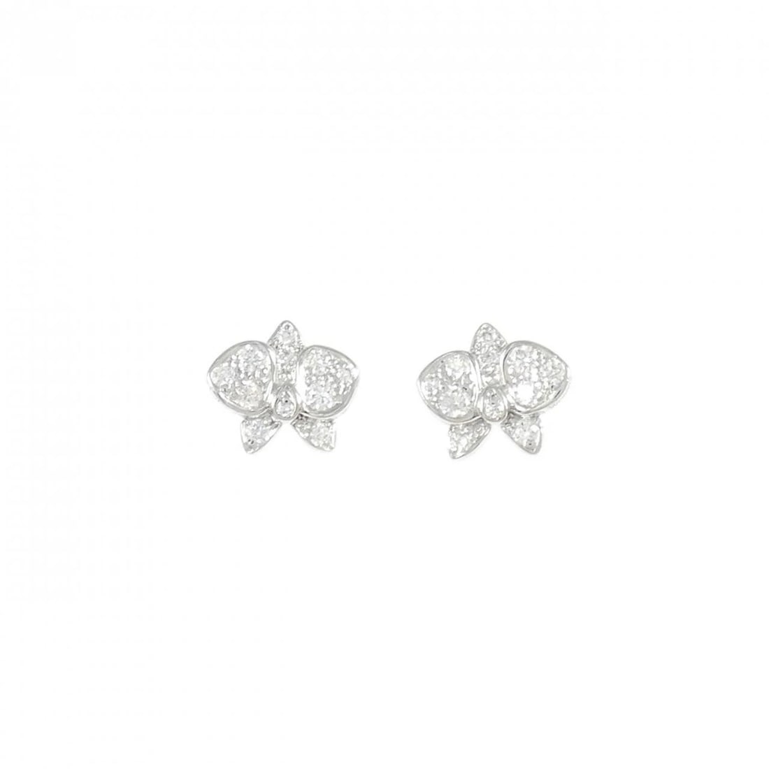 CARTIER CARESSE D'ORCHIDEE PIERCE: Cartier Caresse d'Orchidee Pierce Brand: CARTIER Type/Style: Cartier Pierce/Earring Material: 750 white gold, Main Stone Natural Color: white gold Size: Approximate dimensions (height x width): 6.8cm 