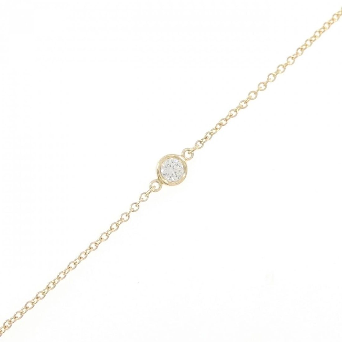 TIFFANY & CO. BY THE YARD BRACELET: TIFFANY & Co. By the Yard Bracelet Brand: TIFFANY&Co. Type/Style: Bracelet Material: 750 yellow gold, Main Stone Natural Color: Yellow Gold Size: 16cm Diameteraround: 3.8mm Accessories: None <