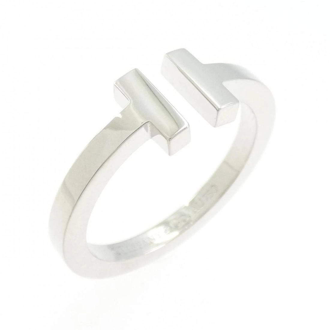 TIFFANY & CO. T-SQUARE RING: TIFFANY & Co. T-Square Ring Brand: TIFFANY&Co. Type/Style: TIFFANY & Co. Ring Material: 750 white gold, Color: white gold Size: US10 Accessories: None Accessories Notice: When purchasing pre-owned