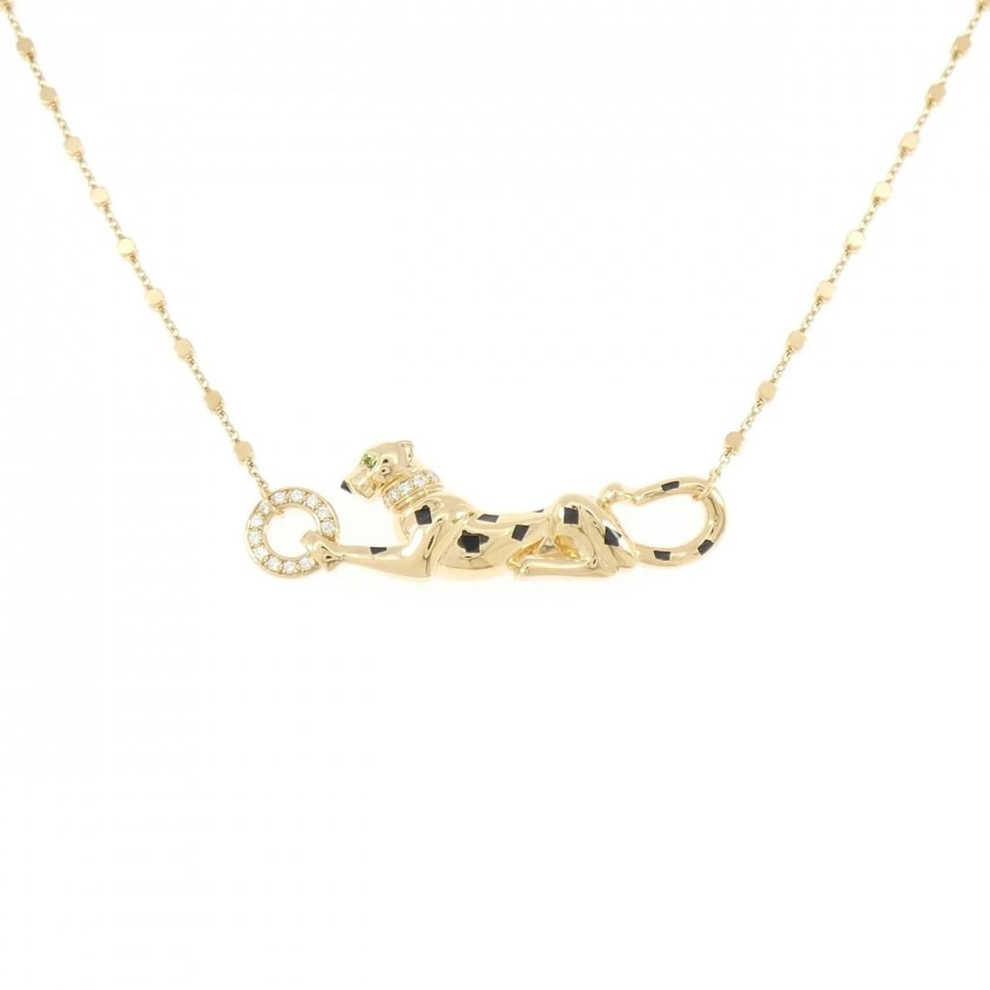 CARTIER PANTHERE NECKLACE: Cartier PANTHERE Necklace Brand: CARTIER Type/Style: Cartier Necklace Material: 750 yellow gold, Color: yellow gold Size: 42?45cm Pendant length approx. x width approx.: 11.4mmx37.8mm Chain maximum