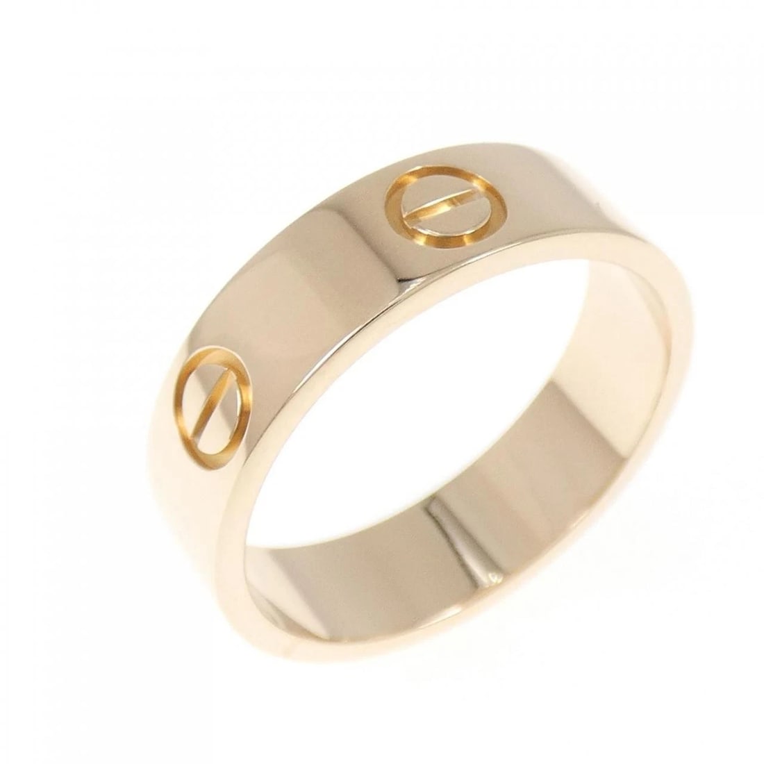 CARTIER LOVE RING: Cartier Love Ring Brand: CARTIER Type/Style: Cartier Ring Material: 750 Pink Gold, Color: Pink Gold Size: US7 3/4(56) Accessories: None Accessories Notice: When purchasing pre-owned goods, please