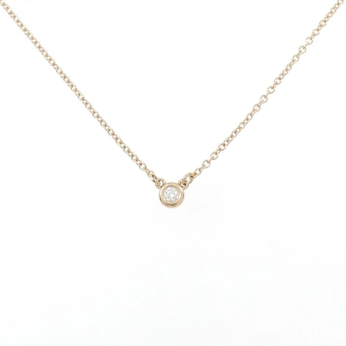 TIFFANY & CO. BY THE YARD NECKLACE: TIFFANY & Co. By the Yard Necklace Brand: TIFFANY&Co. Type/Style: TIFFANY&Co. Necklace Material: 750 Pink Gold, Main Stone Natural Color: Pink Gold Size: 41cm Diameteraround: 3.8mm Chain maximum