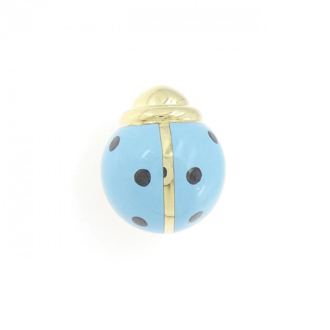 PONTE VECCHIO ENAMEL BROOCH: Ponte Vecchio Enamel Brooch Brand: Ponte Vecchio Type/Style: Ponte Vecchio Pendant/Brooch Material: 750 yellow gold, Main Stone Enamel Color: yellow gold Size: Approx. length x width: 21.6mm x 18.2mm 
