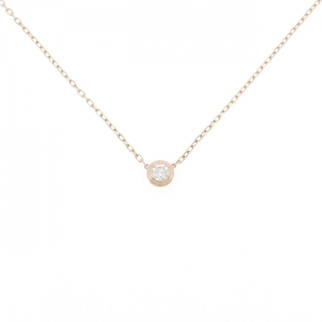 CARTIER AMOUR LARGE NECKLACE: Cartier Amour Large Necklace Brand: CARTIER Type/Style: Cartier Necklace Material: 750 Pink Gold, Main Stone Natural Color: Pink Gold Size: 38?41cm Diameteraround: 5.3mm Chain maximum width approx.: