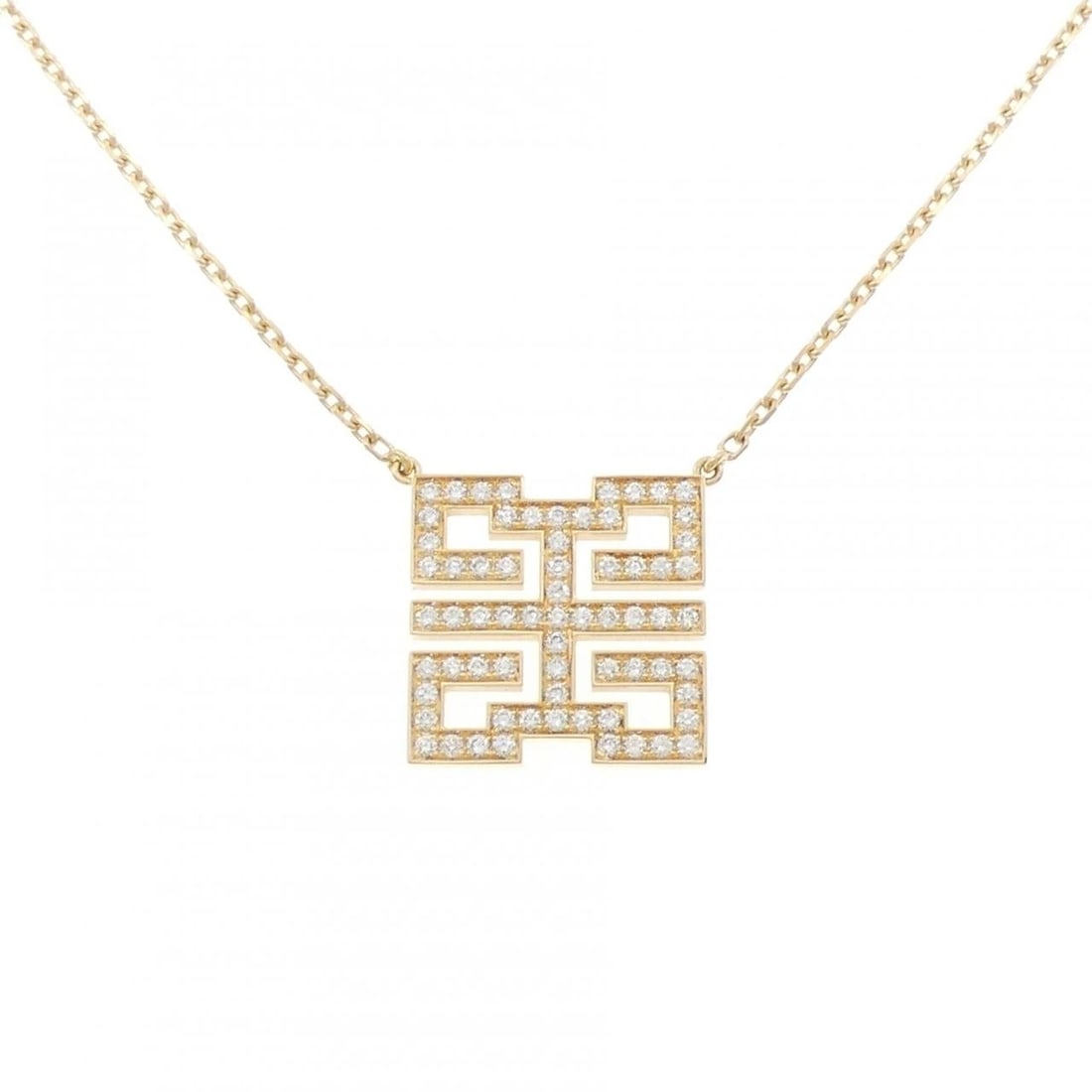 CARTIER WISHKNOT MINI NECKLACE: Cartier Wishknot Mini Necklace Brand: CARTIER Type/Style: Cartier Necklace Material: 750 yellow gold, Main Stone Natural Color: yellow gold Size: 41cm Pendant length approx. x width approx.: 17.1mmx17