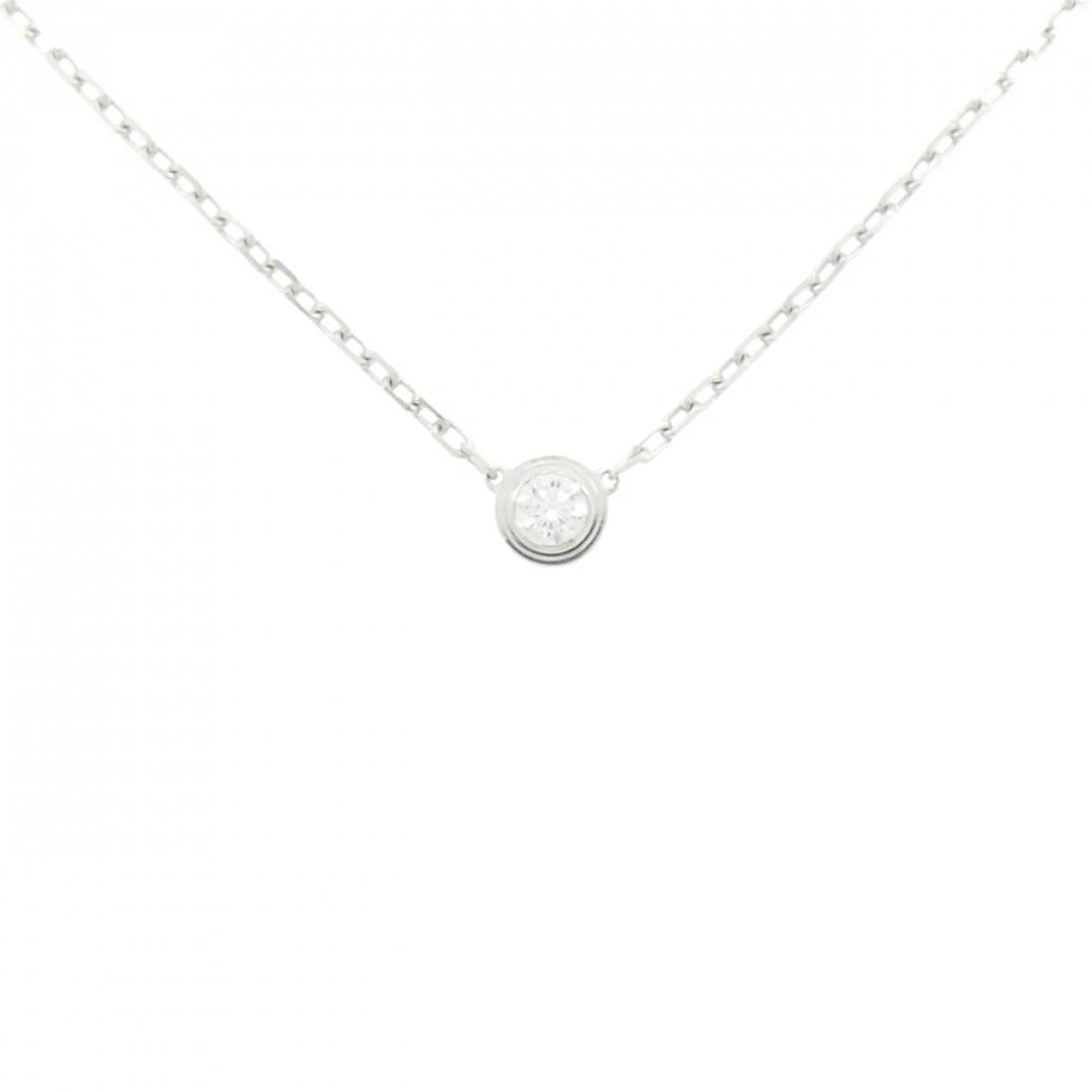 CARTIER D'AMOUR SMALL NECKLACE: Cartier D'Amour Small Necklace Brand: CARTIER Type/Style: Cartier Necklace Material: 750 white gold, Main Stone Natural Color: white gold Size: 38?41cm Diameteraround: 4.4mm Chain maximum width