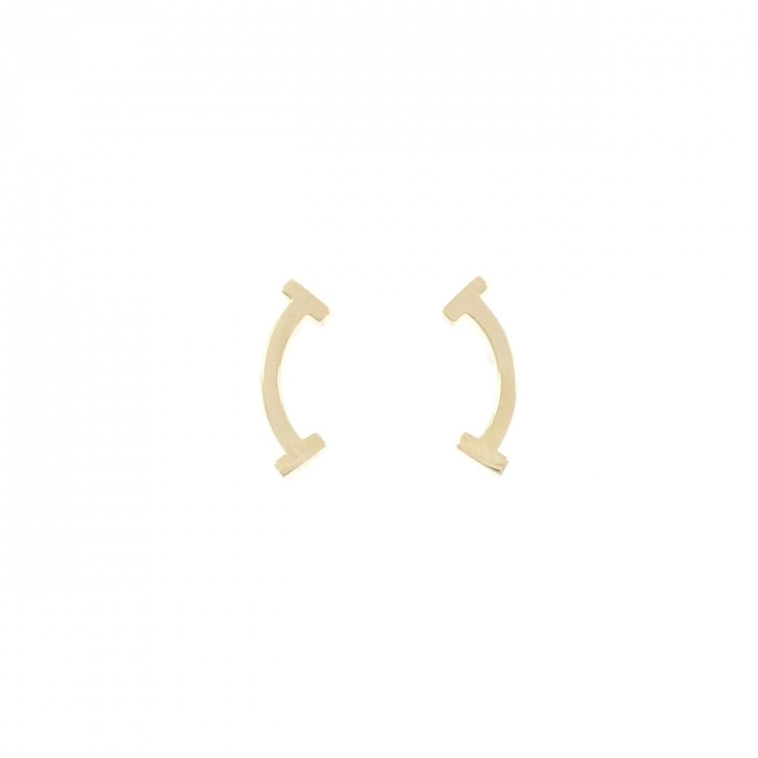 TIFFANY&CO. T SMILE PIERCE: TIFFANY&Co. T Smile Pierce Brand: TIFFANY&Co. Type/Style: TIFFANY&Co. Pierce/Earring Material: 750 yellow gold, Color: yellow gold Size: Approx. height x width: 13.3mm x 4.5mm Accessories: None