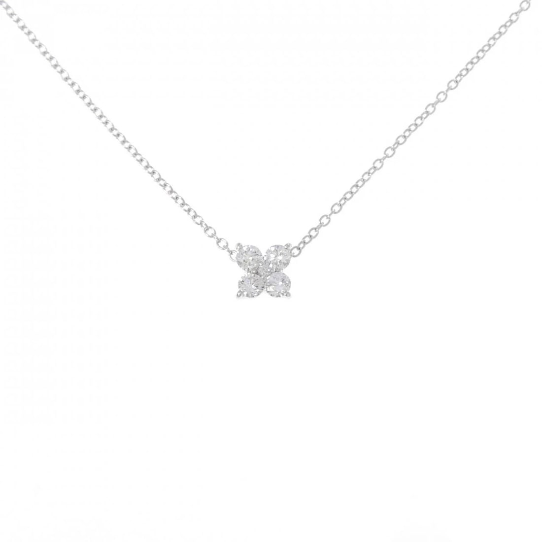 PONTE VECCHIO DIAMOND NECKLACE: Ponte Vecchio Diamond Necklace Brand: Ponte Vecchio Type/Style: Ponte Vecchio Necklace Material: K18 white gold, Main Stone Natural Color: white gold Size: 36?40cm Pendant length approx. x width