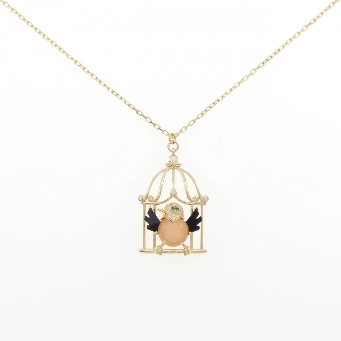 CARTIER OZEAU LIBERE NECKLACE: Cartier Ozeau Libere Necklace Brand: CARTIER Type/Style: Cartier Necklace Material: 750 yellow gold, Color: Yellow Gold Size: 38?41cm Pendant length approx. x width approx.: 29.8mmx16.9mm Chain maximu
