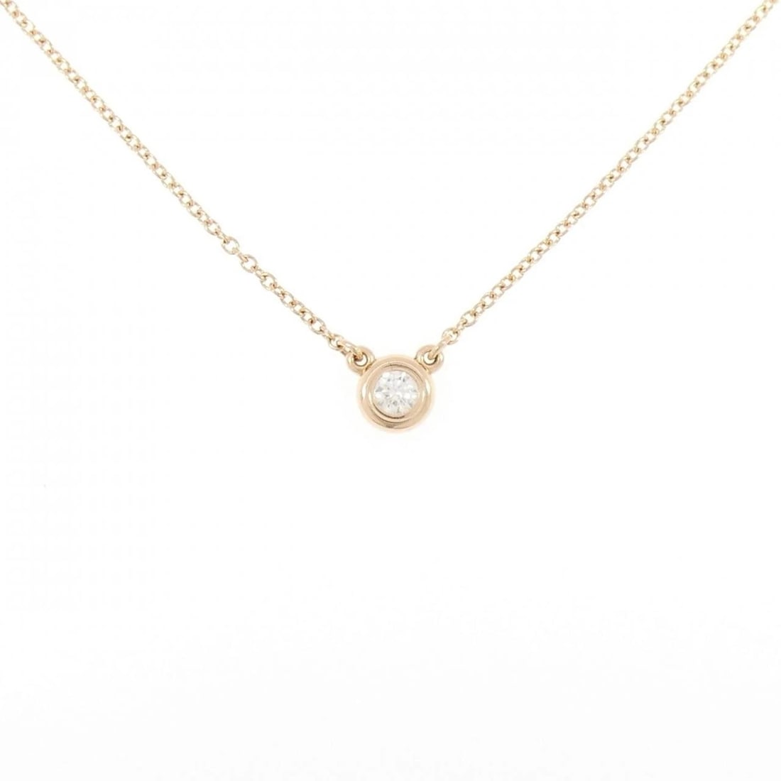 TIFFANY & CO. BY THE YARD NECKLACE: TIFFANY & Co. By the Yard Necklace Brand: TIFFANY&Co. Type/Style: TIFFANY&Co. Necklace Material: 750 Pink Gold, Main Stone Natural Color: Pink Gold Size: 42cm Diameteraround: 5.2mm Chain maximum