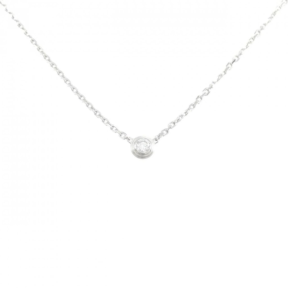 CARTIER D'AMOUR EXTRA SMALL NECKLACE: Cartier D'Amour Extra Small Necklace Brand: CARTIER Type/Style: Cartier Necklace Material: 750 white gold, Main Stone Natural Color: white gold Size: 38?41cm Diameteraround: 3.7mm Chain maximum width