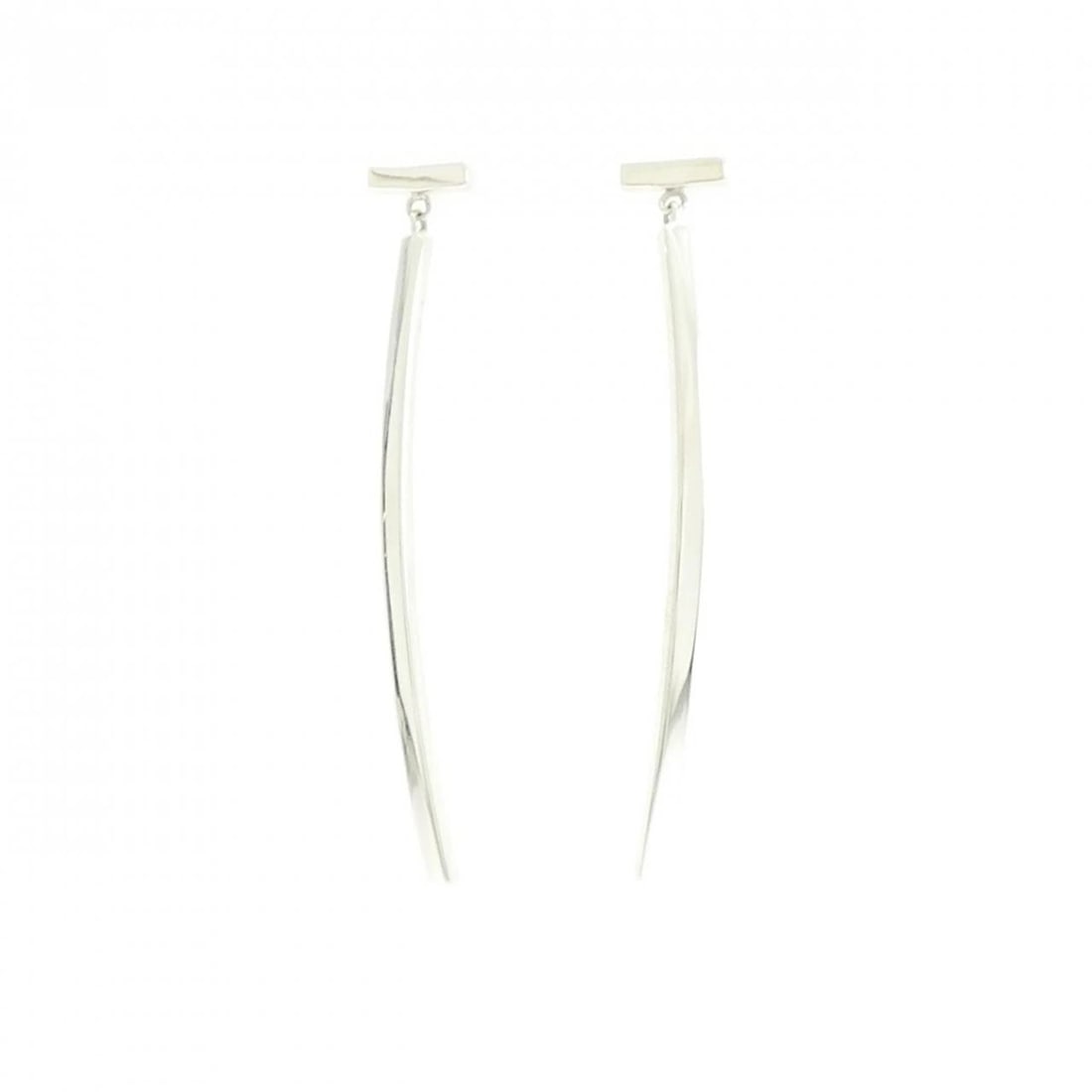 TIFFANY&CO. T-WIRE BAR PIERCE: TIFFANY&Co. T-Wire Bar Pierce Brand: TIFFANY&Co. Type/Style: TIFFANY&Co. Pierce/Earring Material: 925Silver, Color: Silver Size: Approximate dimensions (height x width): 42.8mm x 6.1mm Accessories: