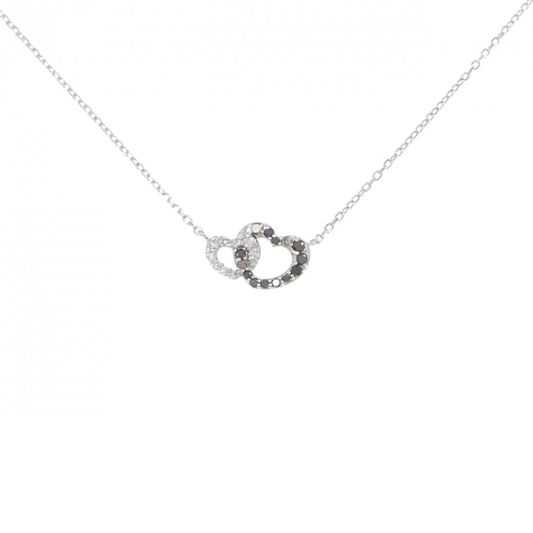 PONTE VECCHIO HEART DIAMOND NECKLACE: Ponte Vecchio Heart Diamond Necklace Brand: Ponte Vecchio Type/Style: Ponte Vecchio Necklace Material: K18 white gold, Main Stone Natural Color: white gold Size: 36?40cm Pendant length approx. x