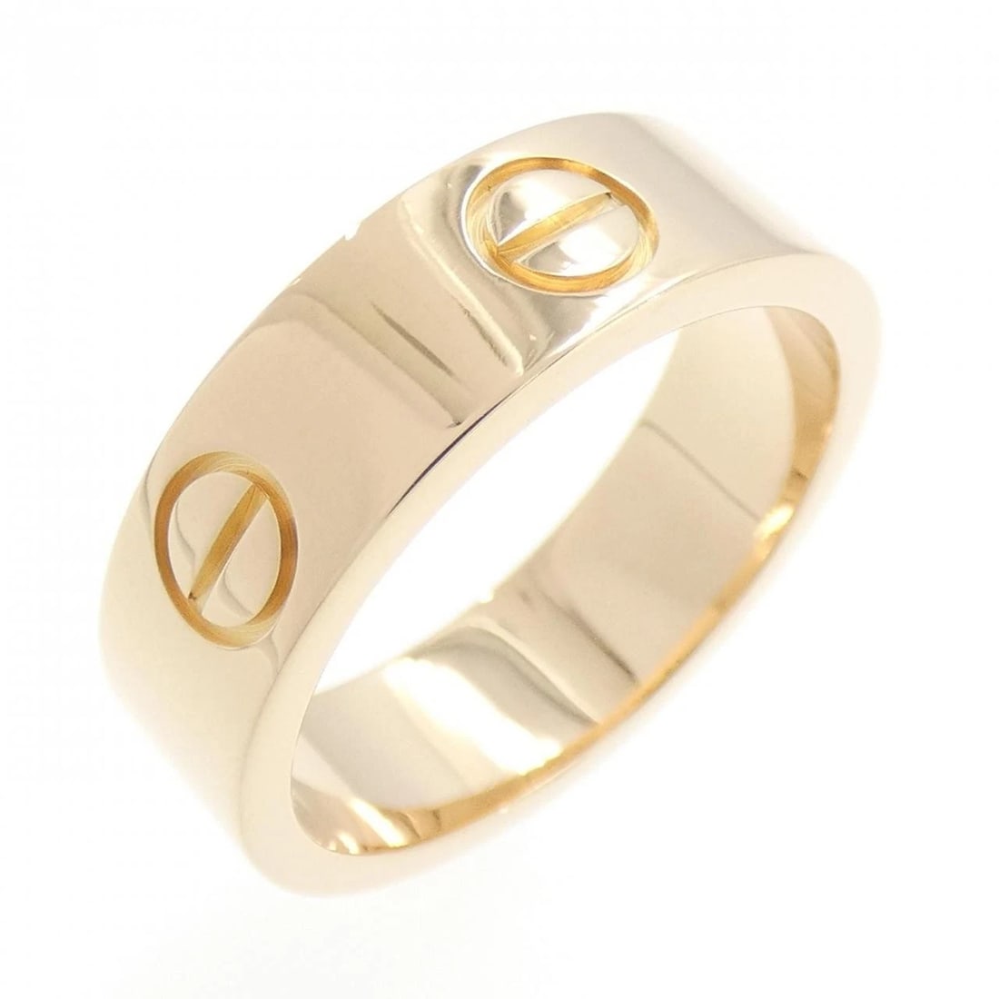 CARTIER LOVE RING: Cartier Love Ring Brand: CARTIER Type/Style: Cartier Ring Material: 750 Pink Gold, Color: Pink Gold Size: US5 3/4(51) Accessories: None Accessories Notice: When purchasing pre-owned goods, please
