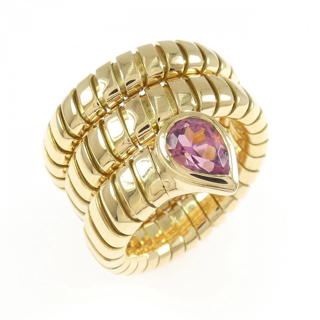 BVLGARI SERPENT RING: Bvlgari Serpent Ring Brand: BVLGARI Type/Style: Bulgari Ring Material: 750 yellow gold, Color: yellow gold Size: US4 1/2 Accessories: None Accessories Notice: When purchasing pre-owned goods, please