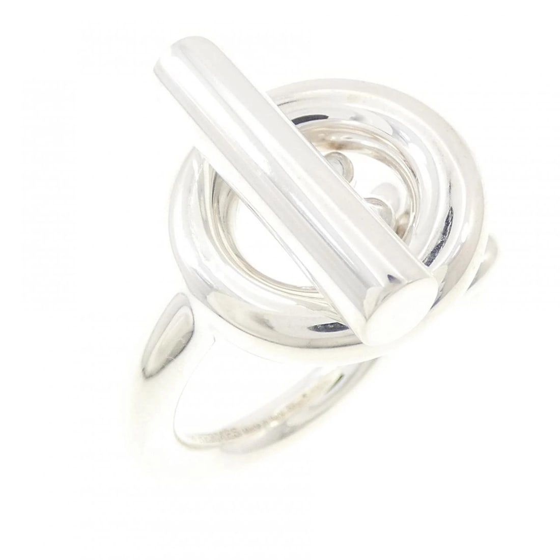 HERMES CROISETTE RING: Hermes Croisette Ring Brand: HERMES Type/Style: Hermes Ring Material: 925Silver, Color: Silver Size: US6 1/2(53) Accessories: None Accessories Notice: When purchasing pre-owned goods, please refer to