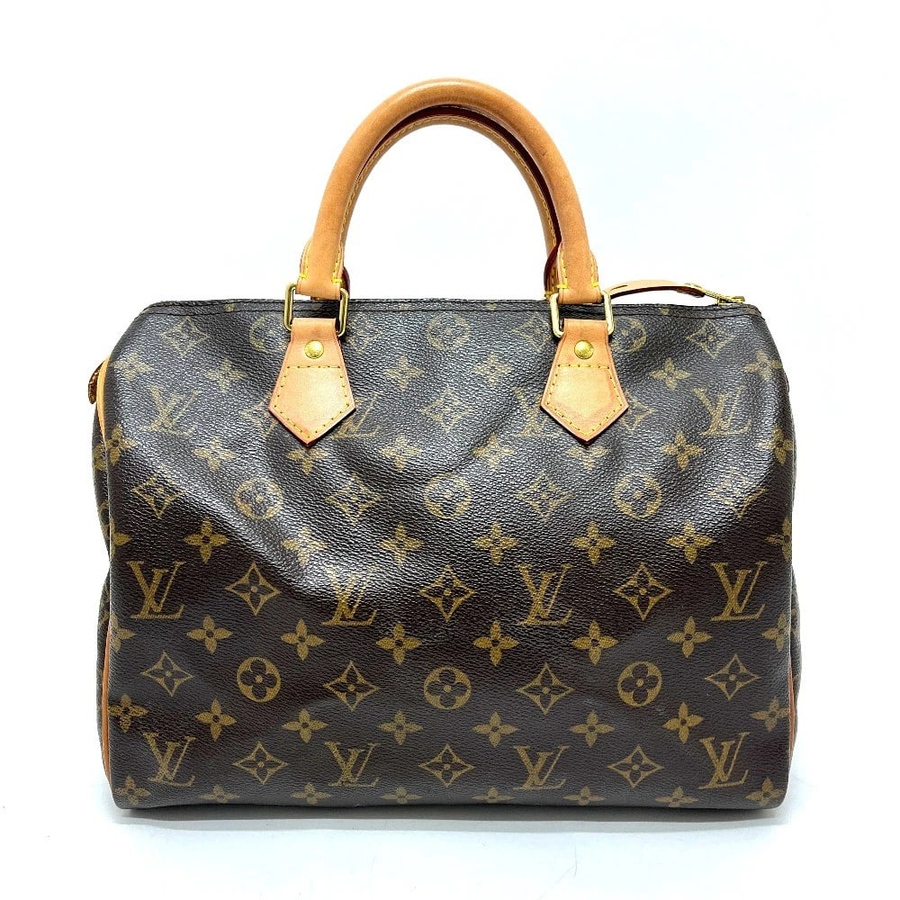 LOUIS VUITTON SPEEDY30 OLD-STYLE HAND BAG: LOUIS VUITTON Speedy30 Old-style Hand Bag Brand: Louis Vuitton Type/Style: Duffle Bag Material: Monogram Canvas Color: Brown Size: W11.8xH7.9xD6.7inch / W30cmxH20cmxD17cm Handle: 9.8inch / 25cm Ac