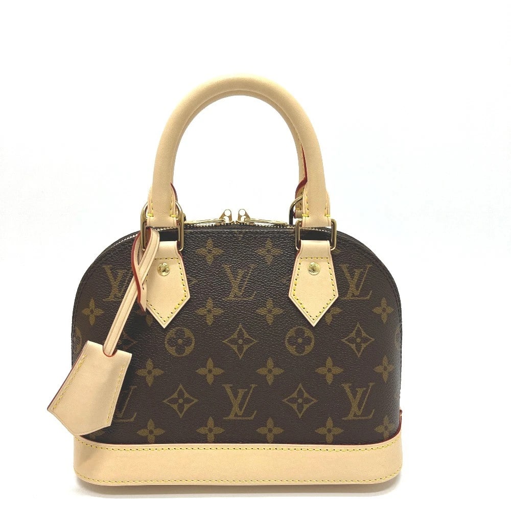 LOUIS VUITTON ALMA BB 2-WAY BAG HAND BAG: LOUIS VUITTON Alma BB 2-way bag Hand Bag Brand: LOUIS VUITTON Type/Style: Hand Bag Material: Monogram Canvas Color: Brown Size: W9.3xH6.9xD4.5inch / W23.5cmxH17.5cmxD11.5cm Handle: 9.8inch / 25cm