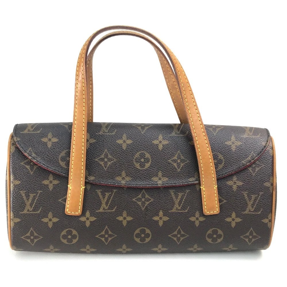 LOUIS VUITTON MONOGRAM SONATINE WIDTH HAND BAG: LOUIS VUITTON Monogram Sonatine Width Hand Bag Brand: LOUIS VUITTON Type/Style: Hand Bag Material: MonogramCanvas Color: Brown Size: W11.0xH4.9xD2.4inch / W28cmxH12.5cmxD6cm Accessories: None