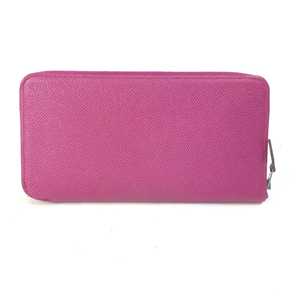 HERMES LONG WALLET AZAP LONG SILK-IN ZIP AROUND LONG WALLET: HERMES Long wallet Azap Long Silk-In Zip Around Long Wallet Brand: HERMES Type/Style: Long Wallet Material: Epsom Color: purple Size: W7.5xH3.9inch / W19cmxH10cm Accessories: None Accessor