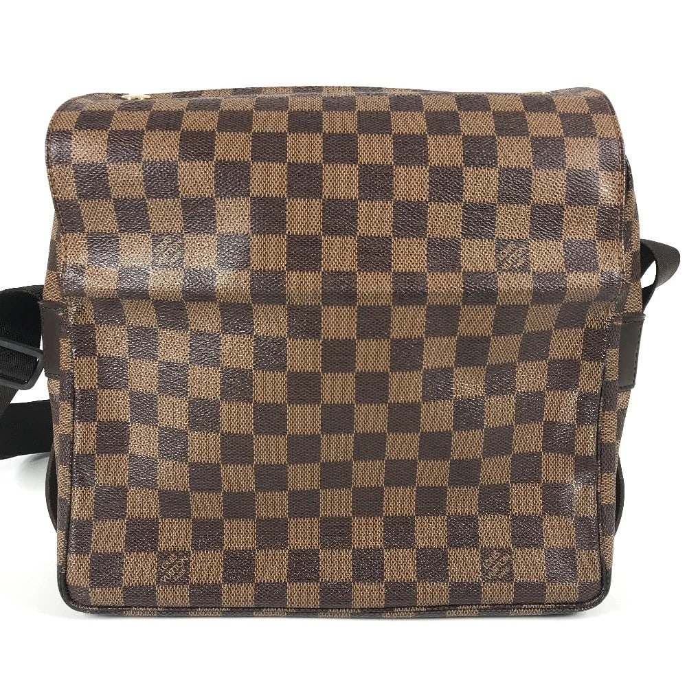 LOUIS VUITTON DAMIER NAVIGLIO CROSSBODY BAG: LOUIS VUITTON Damier Naviglio Crossbody bag Brand: LOUIS VUITTON Type/Style: Shoulder Bag Material: Damier Canvas Color: Ebene / Brown Size: W10.6xH9.8xD5.1inch / W27cmxH25cmxD13cm Accessories: No