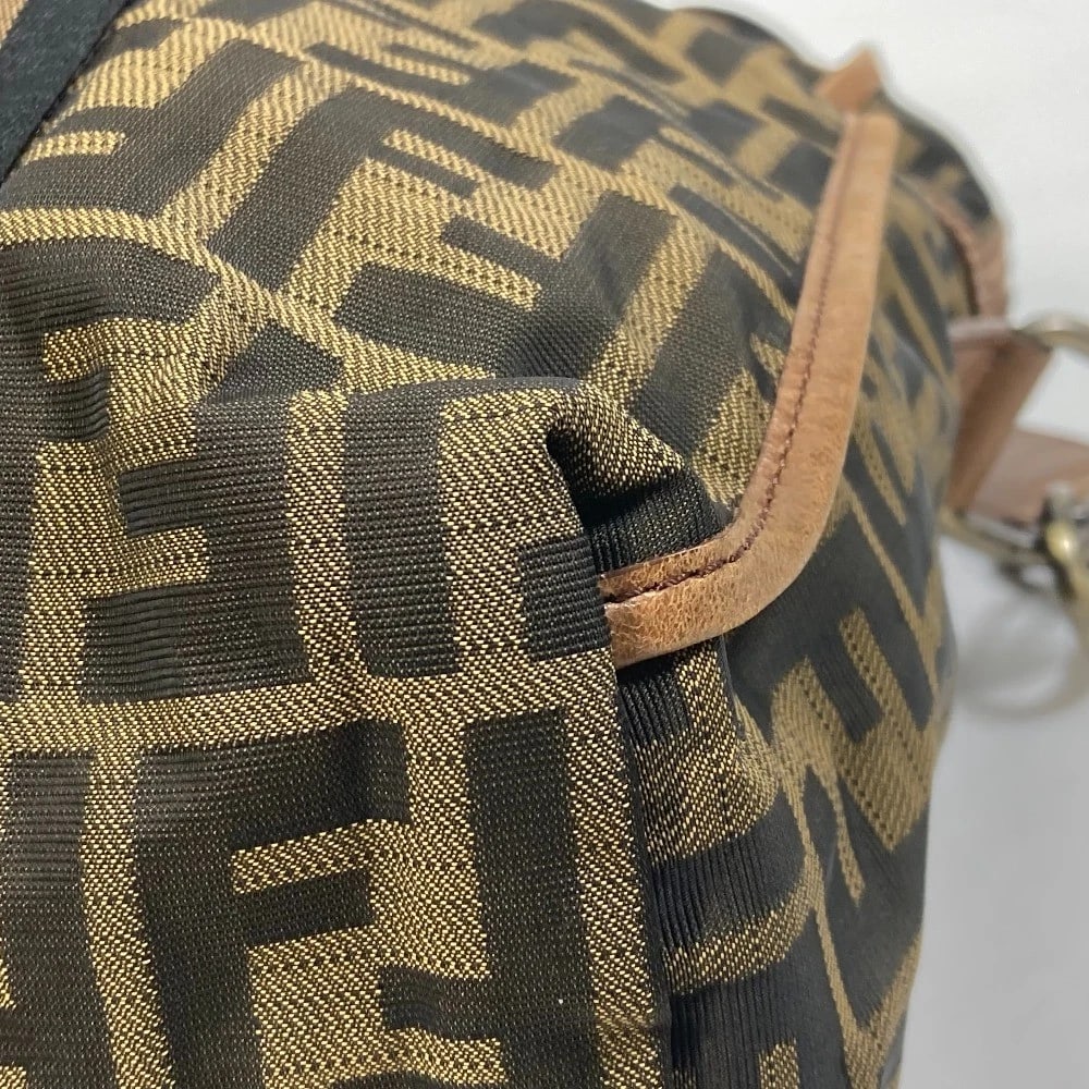 FENDI ZUCCA FF PATTERN HAND BAG - 8
