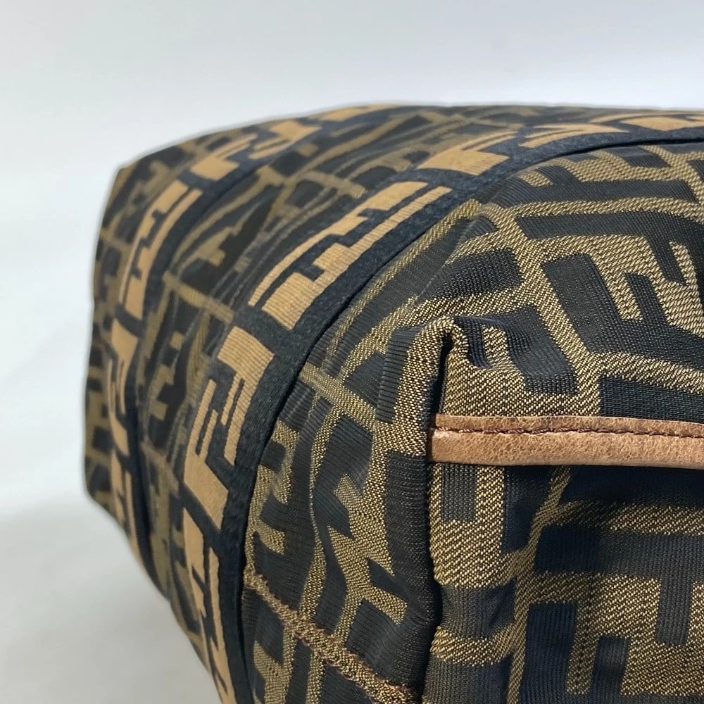 FENDI ZUCCA FF PATTERN HAND BAG - 9