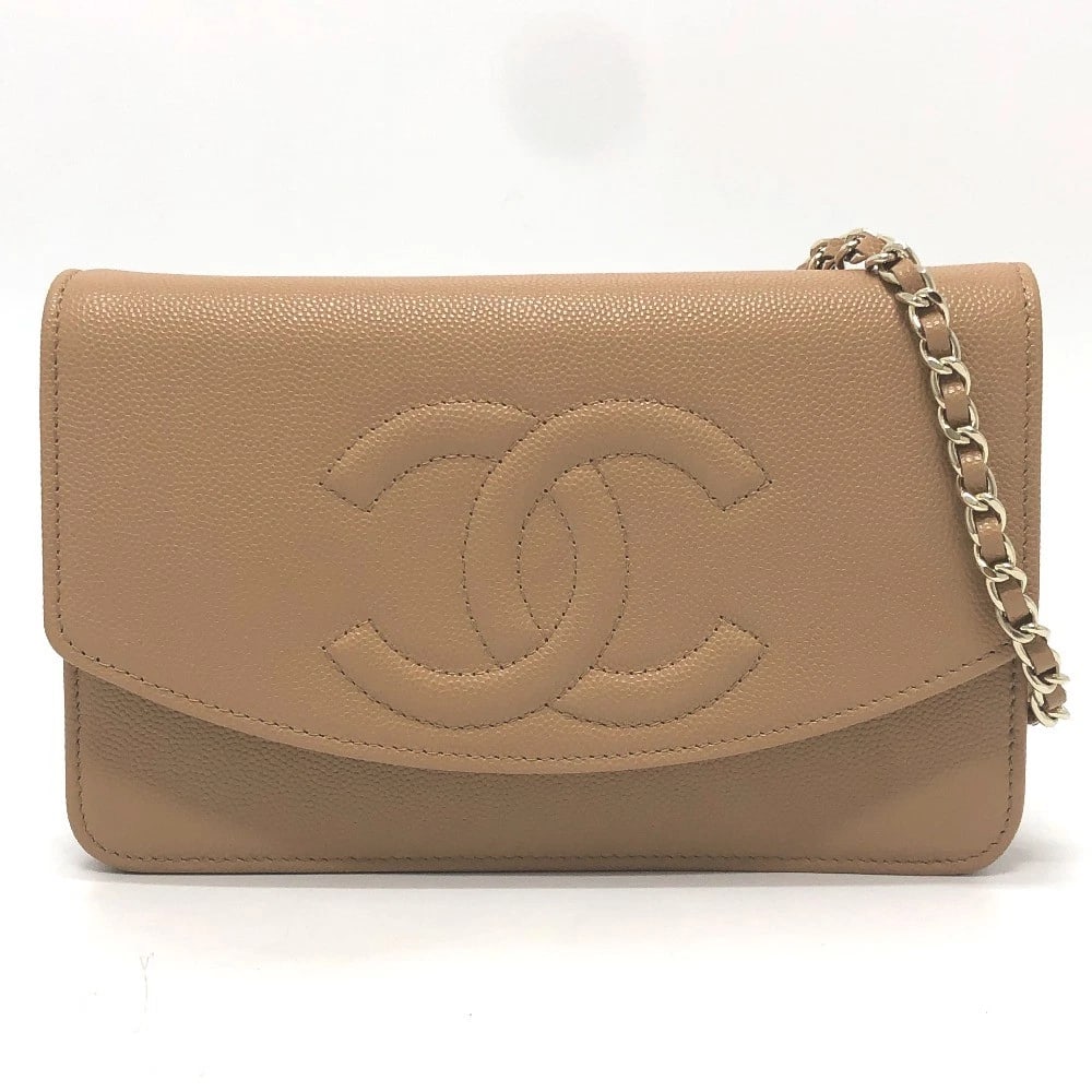 CHANEL METIERS COLLECTION WALLET CROSSBODY SHOULDER BAG: CHANEL Metiers Collection Wallet Crossbody Shoulder Bag Brand: CHANEL Type/Style: Shoulder Bag Material: Caviar Leather Color: Beige Size: W7.5xH4.7xD1.4inch / W19cmxH12cmxD3.5cm Accessories: None