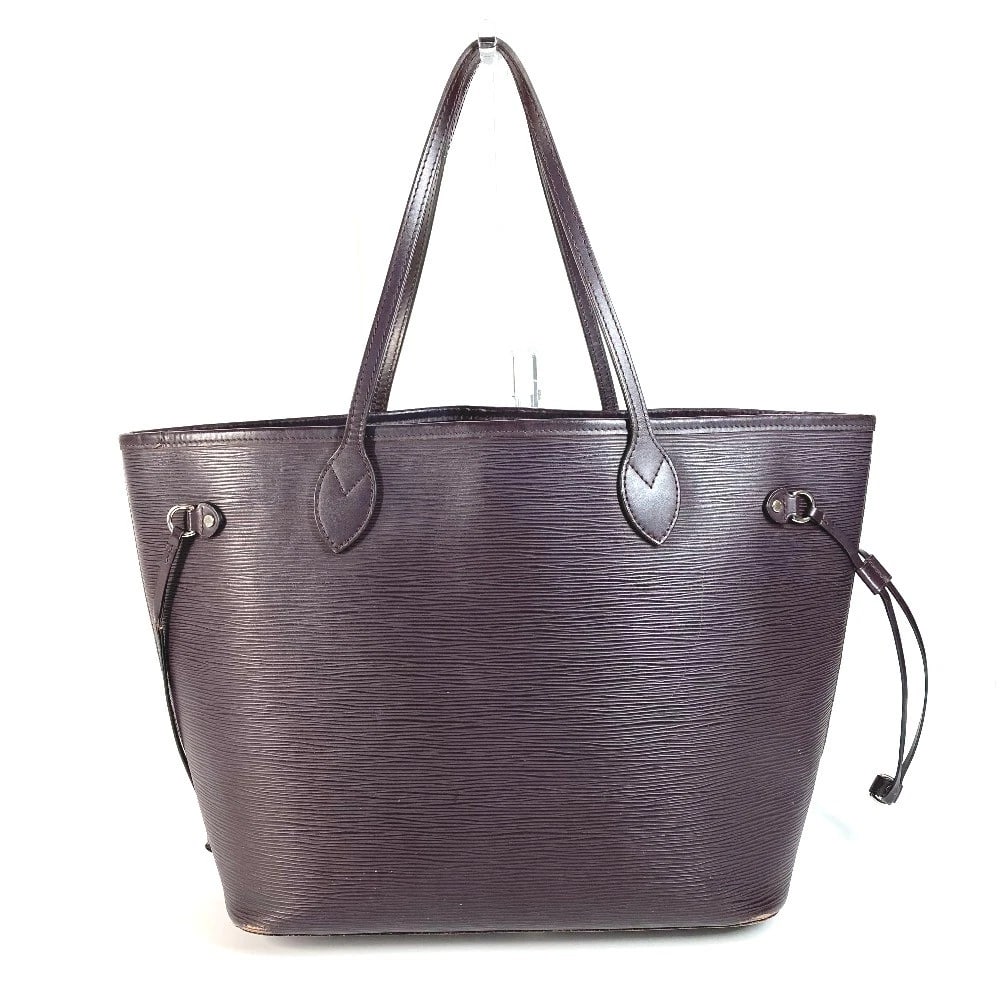 LOUIS VUITTON EPI NEVERFULL MM SHOULDER BAG: LOUIS VUITTON Epi Neverfull MM Shoulder Bag Brand: LOUIS VUITTON Type/Style: Tote Bag Material: Epi Leather Color: Ketsch / purple Size: W12.8xH11.2xD6.3inch / W32.5cmxH28.5cmxD16cm Accessories: None